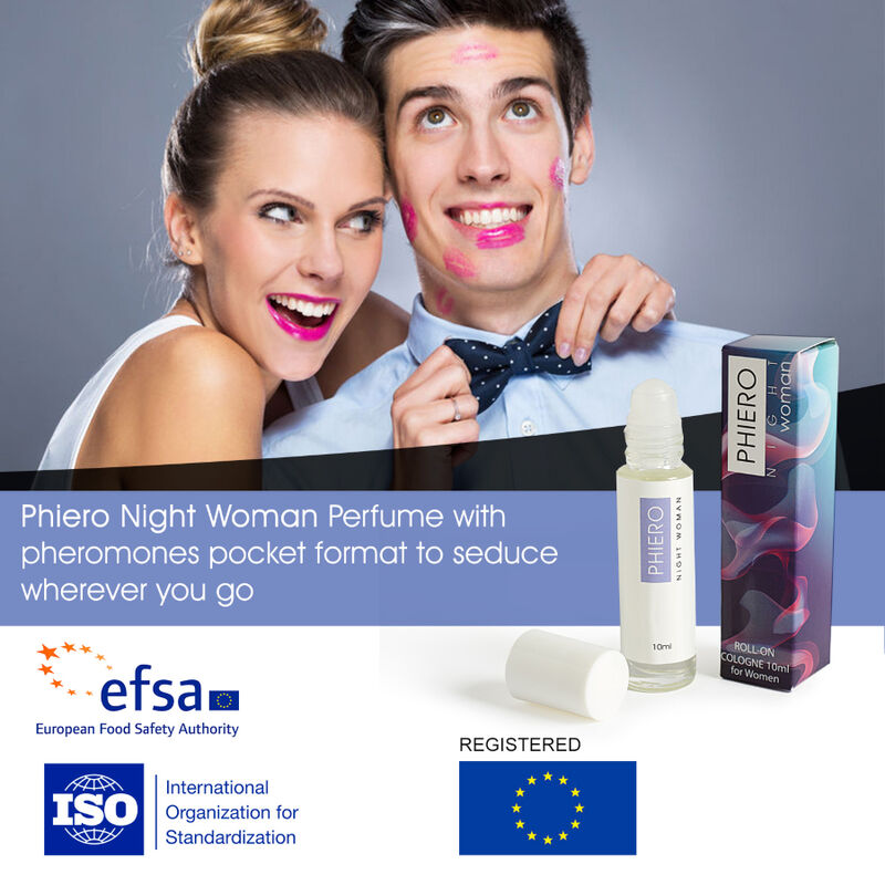 500 COSMETICS - PHIERO NIGHT WOMAN. PERFUME WITH PHEROMONES IN ROLL-ON FORMAT FOR WOMEN - My naughty haven #