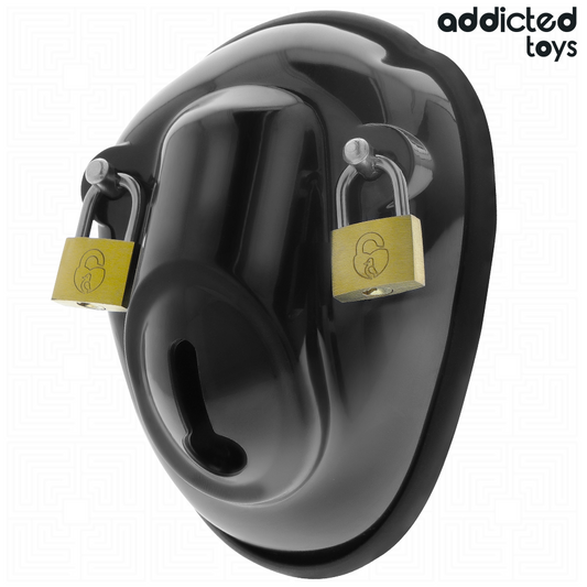 ADDICTED TOYS LOCKED - KEYLESS RESTRAINT PENIS CAGE 11.5 CM - My naughty haven #