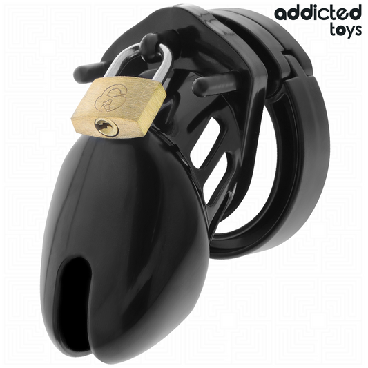 ADDICTED TOYS LOCKED - OBSIDIAN HOLD PENIS CAGE SIZE S - My naughty haven #