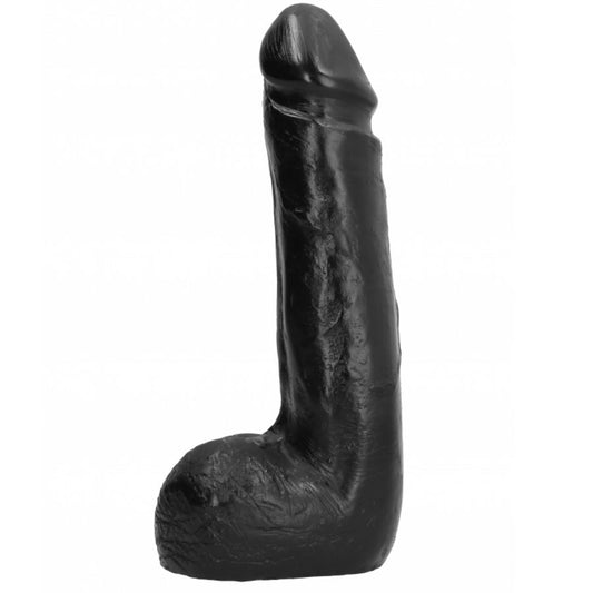 ALL BLACK - SOFT BLACK REALISTIC DILDO 20 CM - My naughty haven #