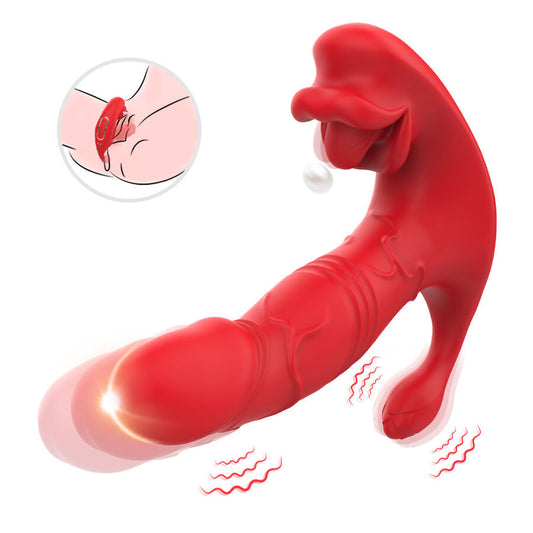 ARMONY - ANAL VIBRATOR PANTY C AND G-SPOT STIMULATOR REMOTE CONTROL RED - My naughty haven #
