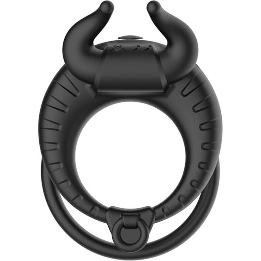 ARMONY - BULL'S PASION RING VIBRATOR 10 SPEEDS BLACK - My naughty haven #