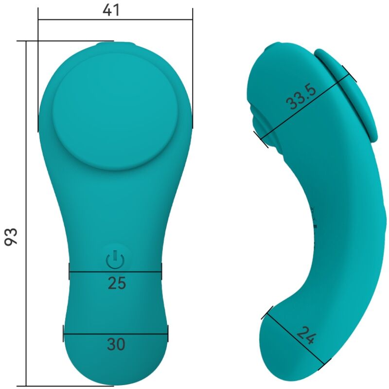 ARMONY - PLEASURE PANTY VIBRATOR REMOTE CONTROL 3 SPEEDS GREEN - My naughty haven #