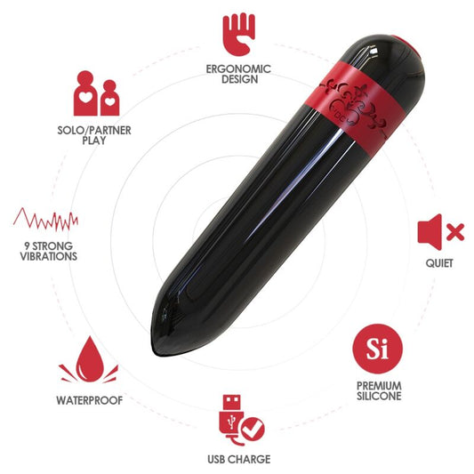 ARMONY - ROCKET VIBRATOR BULLET BLACK - My naughty haven #