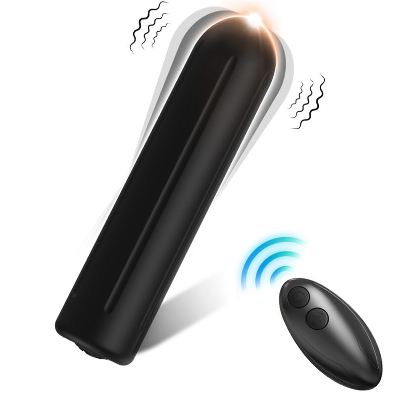 ARMONY - WARHEAD VIBRATOR BULLET REMOTE CONTROL BLACK 2 CM X 8.8 CM - My naughty haven #