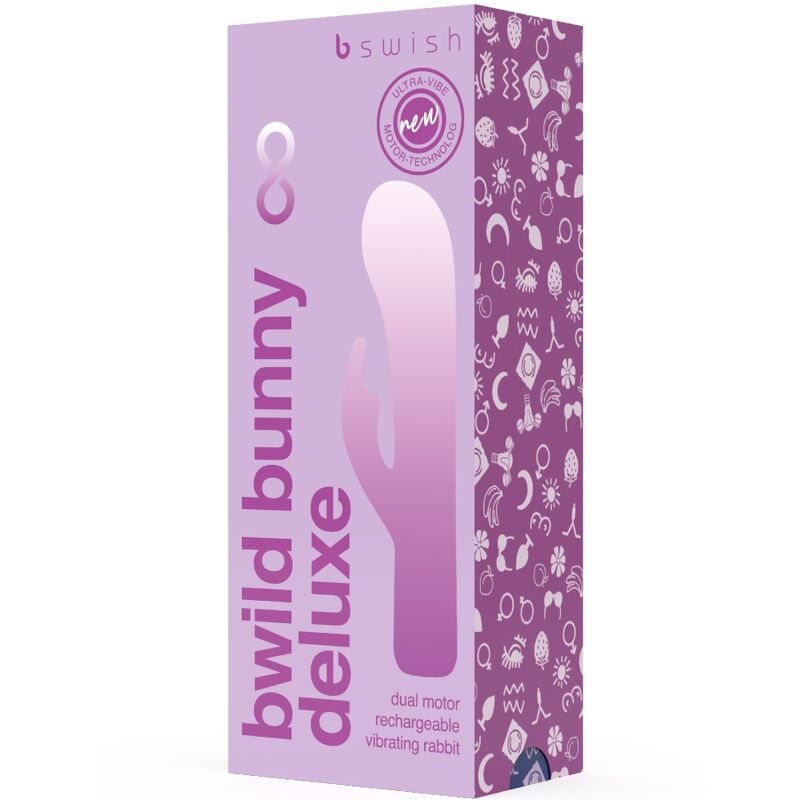 B SWISH - BWILD BUNNY INFINITE DELUXE VIBRATOR RABBIT 10 VIBRATIONS PURPLE - My naughty haven #