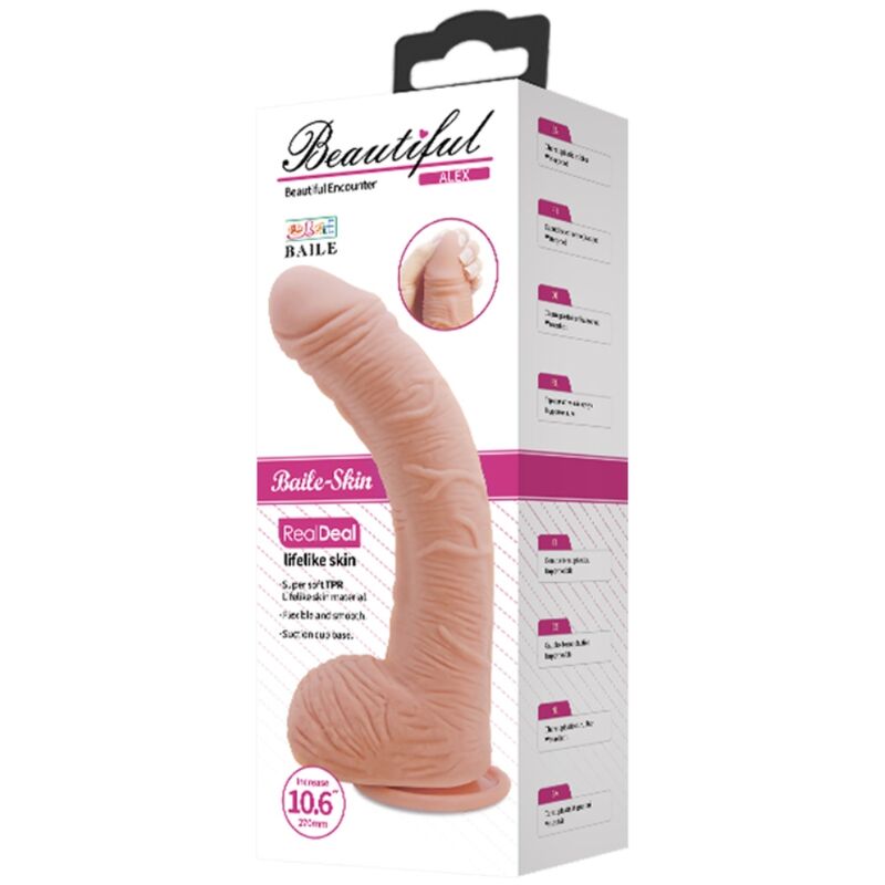 BAILE - ALEX REALISTIC SKIN DILDO 27 CM - My naughty haven #