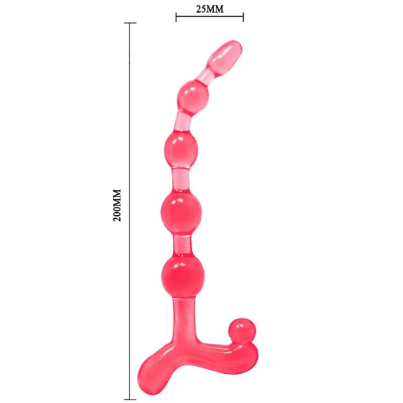 BAILE - BENDY TWIST RED ANAL BALLS - My naughty haven #