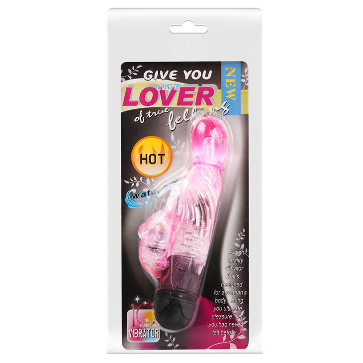 BAILE - GIVE YOU A KIND OF LOVER VIBRATOR WITH PINK RABBIT 10 MODES - My naughty haven #