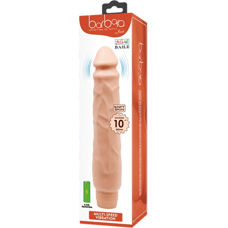 BAILE - JACK REALISTIC VIBRATOR 26 CM FLESH - My naughty haven #