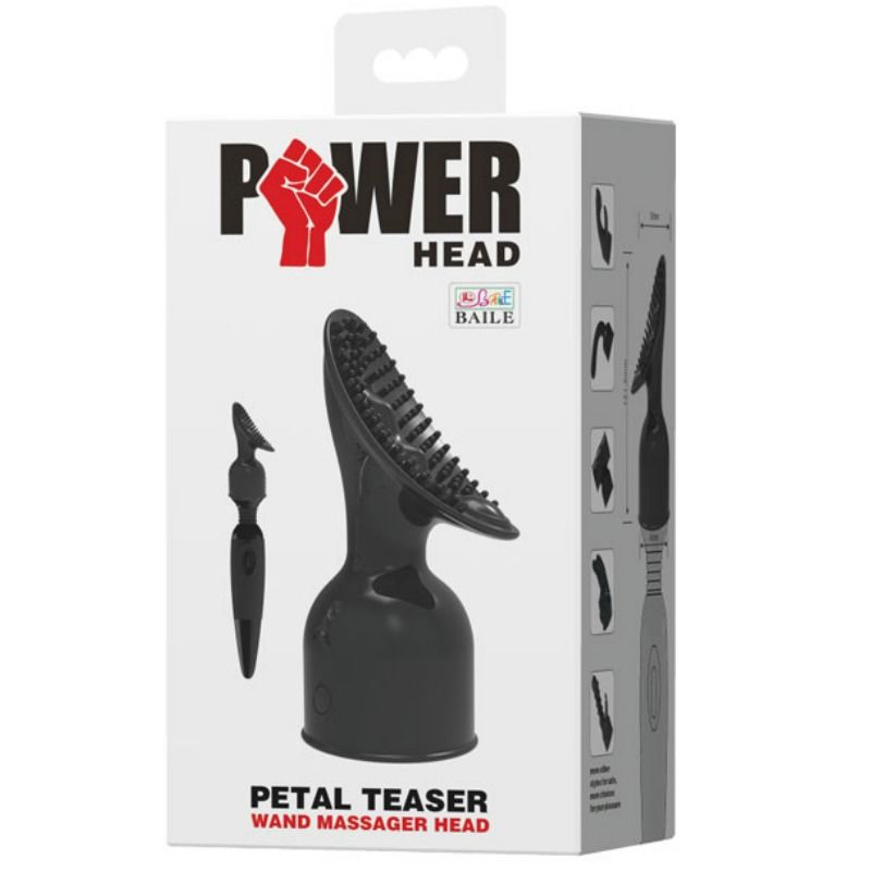 BAILE - POWER HEAD INTERCHANGEABLE HEAD FOR CLITORIS STIMULATION MASSAGER - My naughty haven #