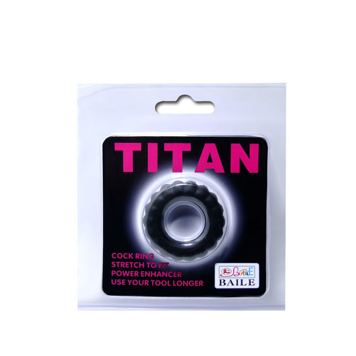 BAILE - TITAN COCKRING BLACK 2 CM - My naughty haven #