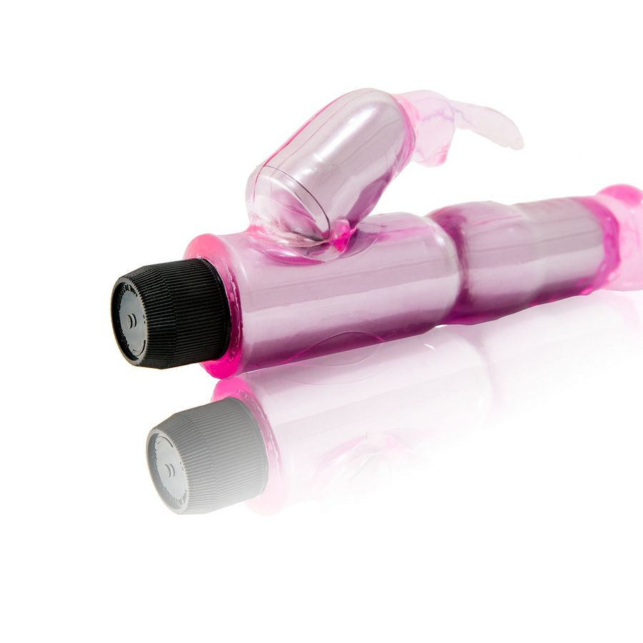 BAILE - VIBRATOR WITH ADJUSTABLE PINK STIMULATOR - My naughty haven #