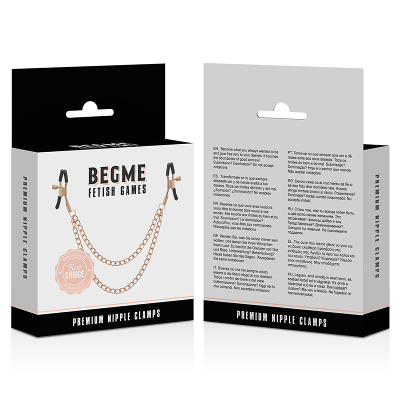 BEGME - BLACK EDITION PREMIUM NIPPLE CLAMPS - My naughty haven #