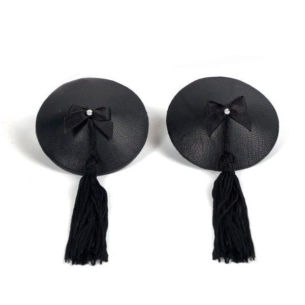 BIJOUX - BURLESQUE BLACK NIPPLE COVERS - My naughty haven #