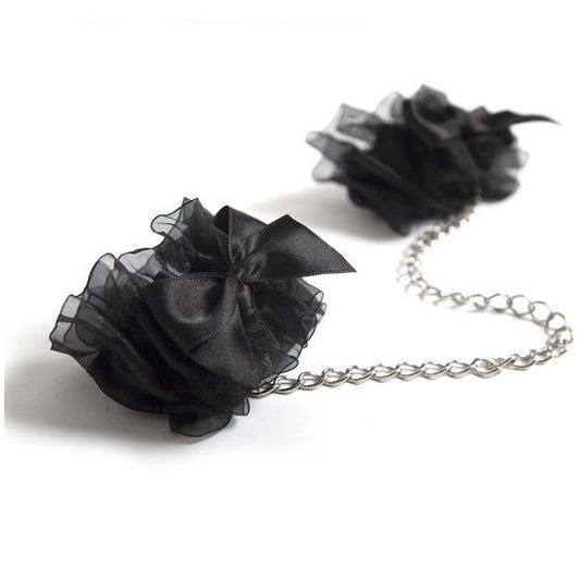 BIJOUX - INDISCRETS FROU FROU ORGANZA HANDCUFFS - My naughty haven #