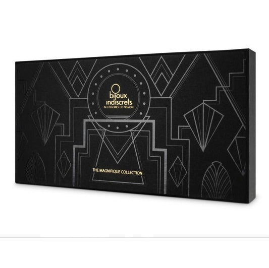 BIJOUX - MAGNIFIQUE METAL NECKLACE WITH GOLDEN FRINGES - My naughty haven #