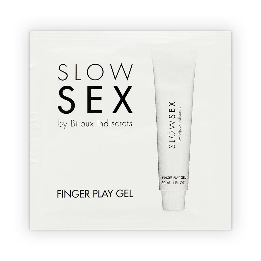 BIJOUX - SLOW SEX MASSAGE GEL WITH FINGER PLAY SINGLE DOSE - My naughty haven #