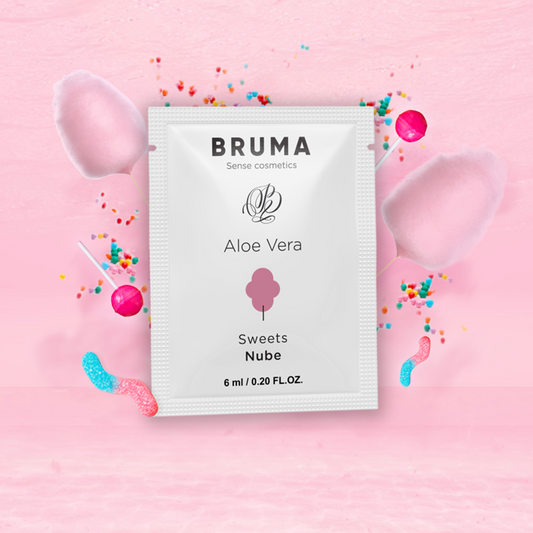BRUMA - Плъзгащ се гел с вкус на бонбони от алое вера 6 мл
