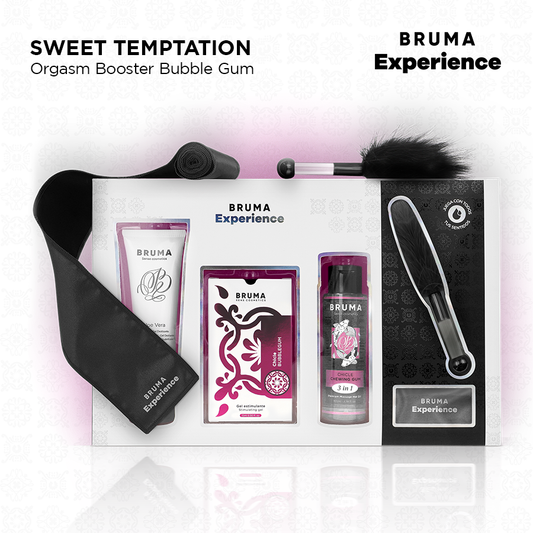 BRUMA XPERIENCE - SWEET GUM TEMPTATION KIT WITH ORGASM ENHANCER - My naughty haven #