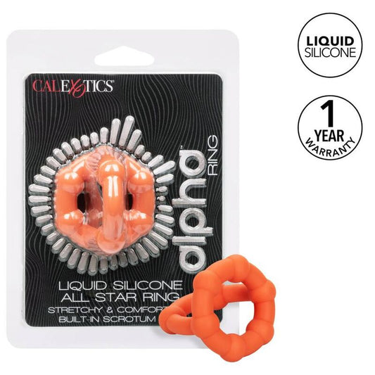 CALEXOTICS - ALPHA ALL STAR RING ORANGE - My naughty haven #