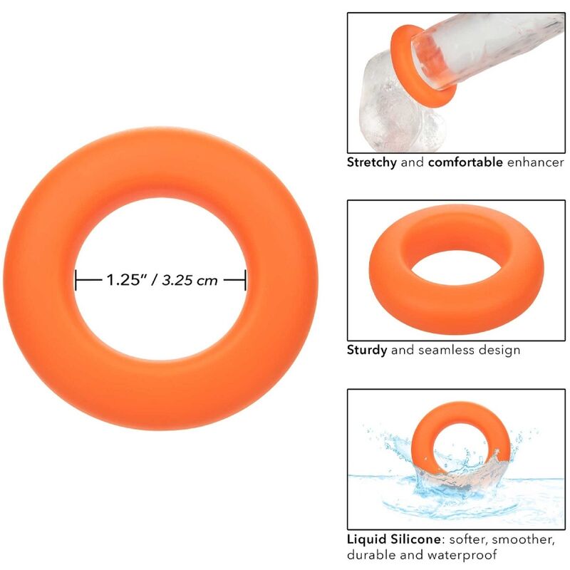 CALEXOTICS - ALPHA PROLONG LARGE RING ORANGE - My naughty haven #