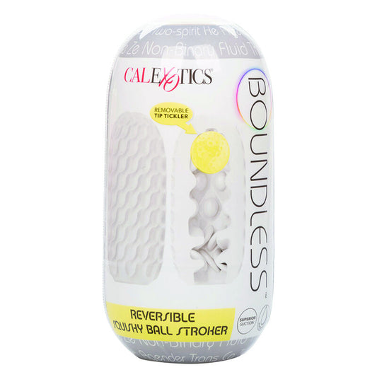 CALEXOTICS - BOUNDLESS REVERSIBLE SQUISHY BALL STROKE GREY - My naughty haven #