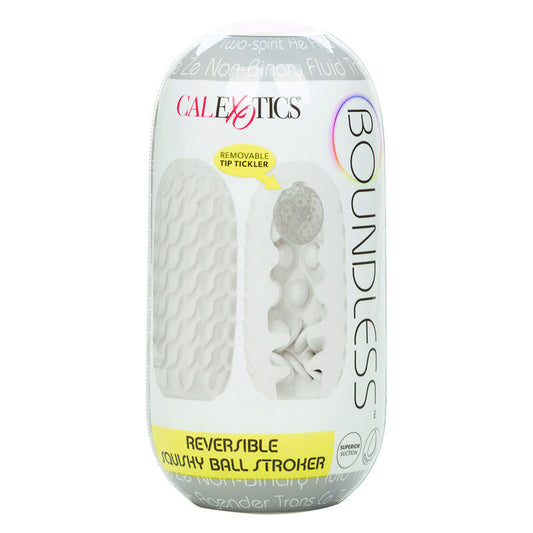 CALEXOTICS - BOUNDLESS REVERSIBLE SQUISHY BALL STROKE YELLOW - My naughty haven #