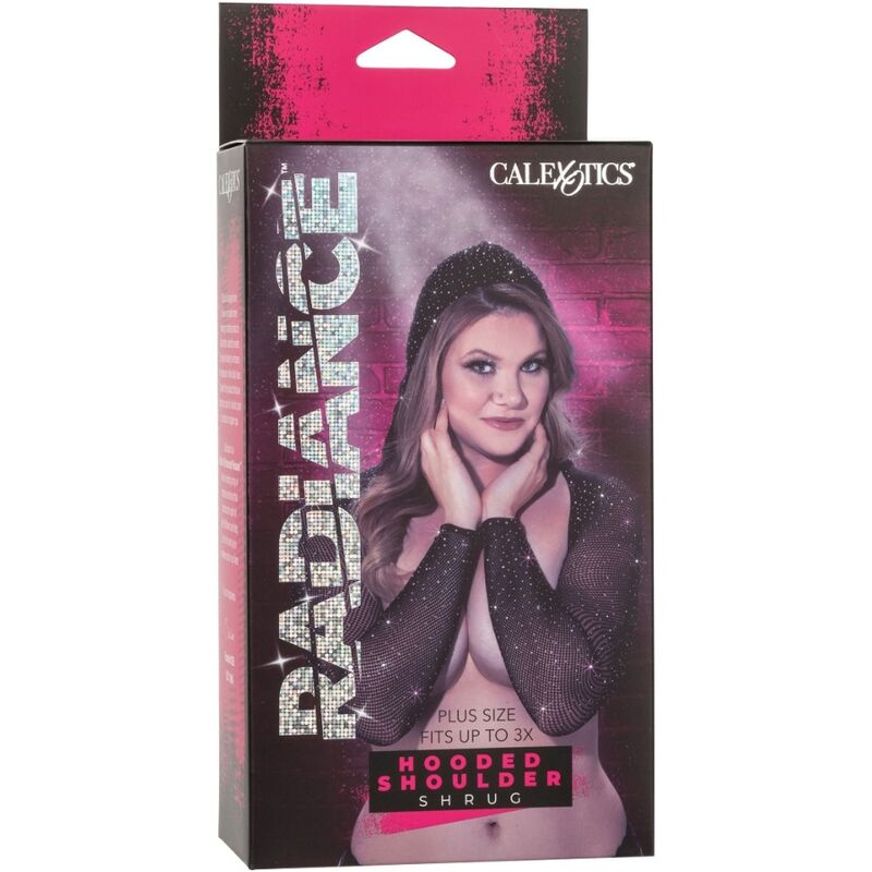 CALEXOTICS - RADIANCE HOODED SHOULDER SHRUG RHINE PLUS SIZE - My naughty haven #