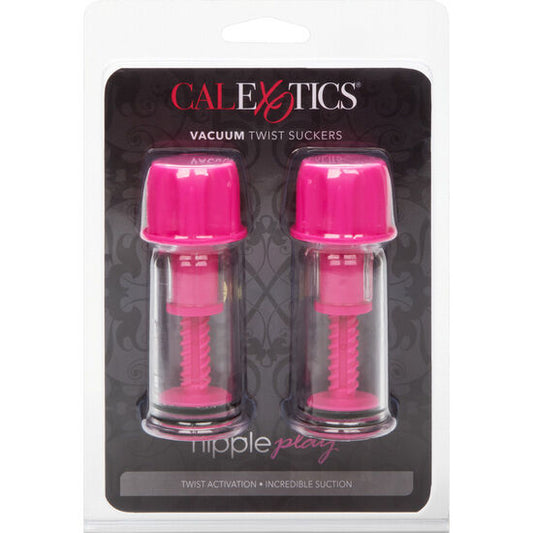 CALEXOTICS - VACCUM TWIST PINK NIPPLE SUCTION CUP - My naughty haven #