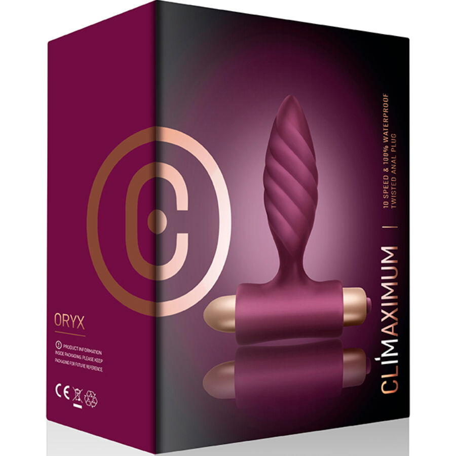 CLIMAXIMUM - ORYX TWISTED ANAL PLUG - My naughty haven #