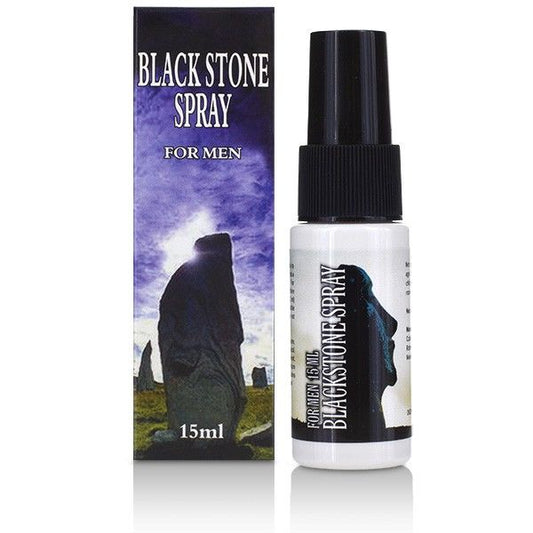COBECO - BLACK STONE DELAY SPRAY FOR MEN 15ML - My naughty haven #