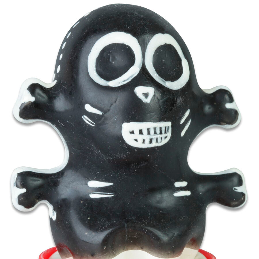 CONDOMERIE - HANDPAINTED NOVELTY CONDOMS SKULL BLACK MODEL 1 - My naughty haven #