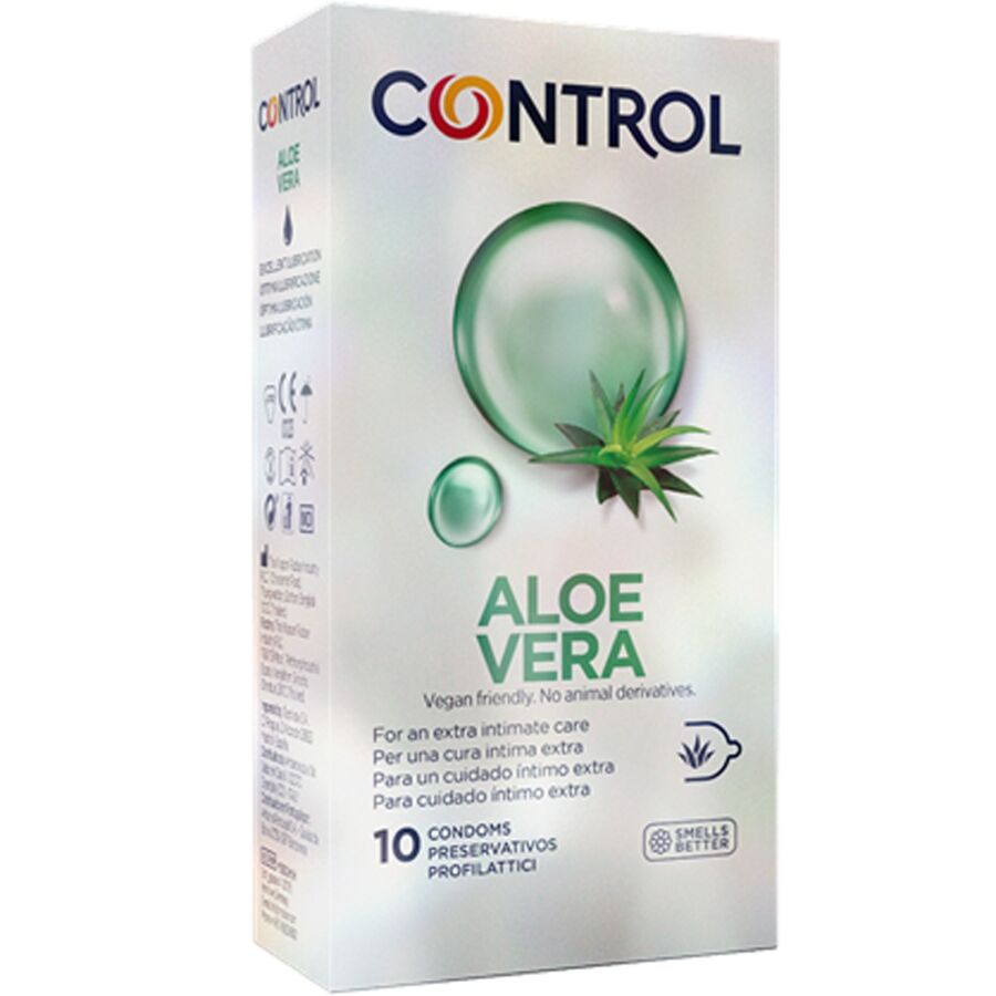 CONTROL - CONDOMS WITH ALOE VERA 10 UNITS - My naughty haven #