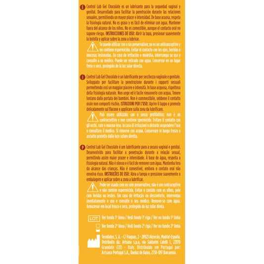 CONTROL - ЛУБ ГЕЛ ШОКОЛАДОВ ЛУБРИКАНТ 75 МЛ