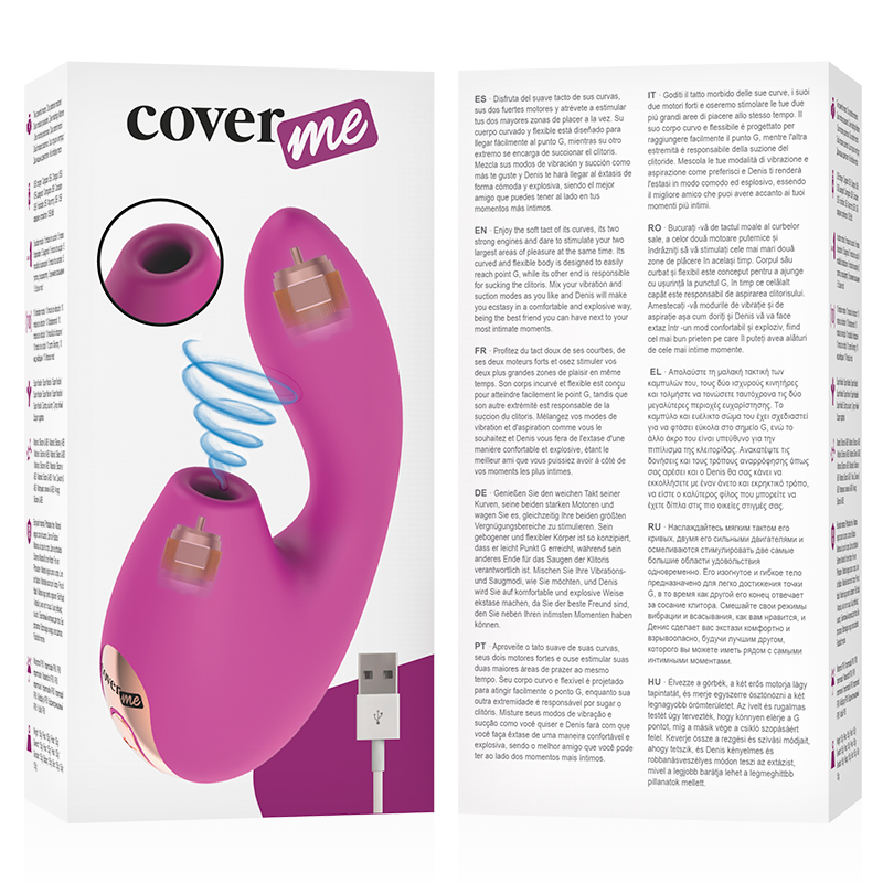 COVERME - CLITORAL SUCKER & POWERFUL G-SPOT RUSH VIBRATOR - My naughty haven #