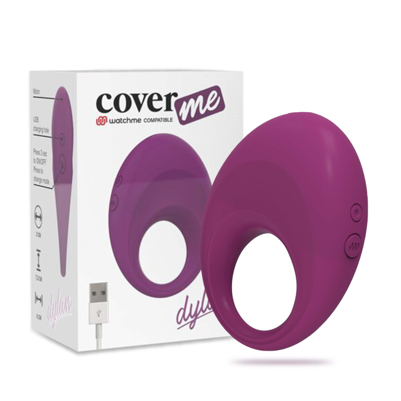 COVERME - DYLAN RECHARGEABLE RING COMPATIBLE WITH WATCHME WIRELESS TECHNOLOGY - My naughty haven #