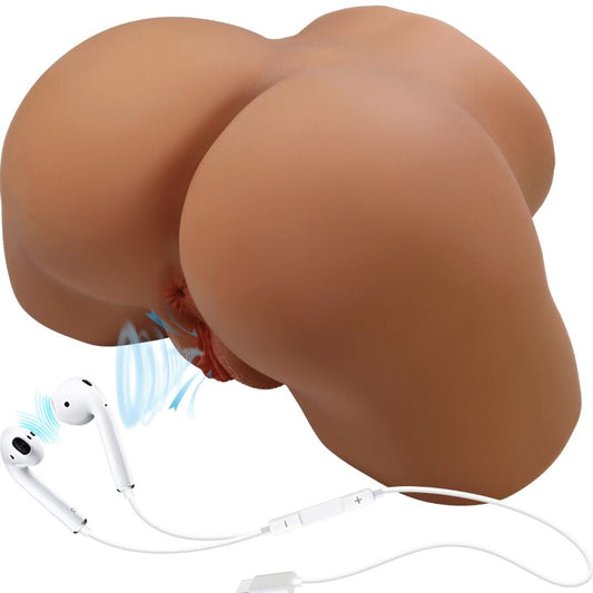 CRAZY BULL - GERIANN REALISTIC FEMALE BUTT VIBRATOR AND SUCKER WITH SOUND 5.5 KG - My naughty haven #