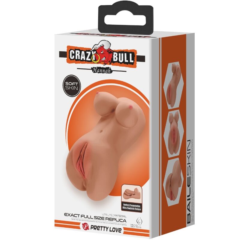CRAZY BULL - HANNAH DOUBLE MASTURBATOR VAGINA & ANUS REALISTIC MULATTO - My naughty haven #