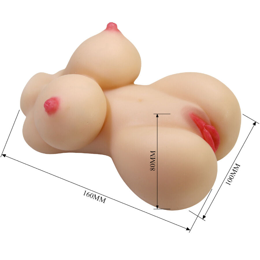 CRAZY BULL - HERTA MINI TORSO REALISTIC FEMALE VAGINA 497 G - My naughty haven #