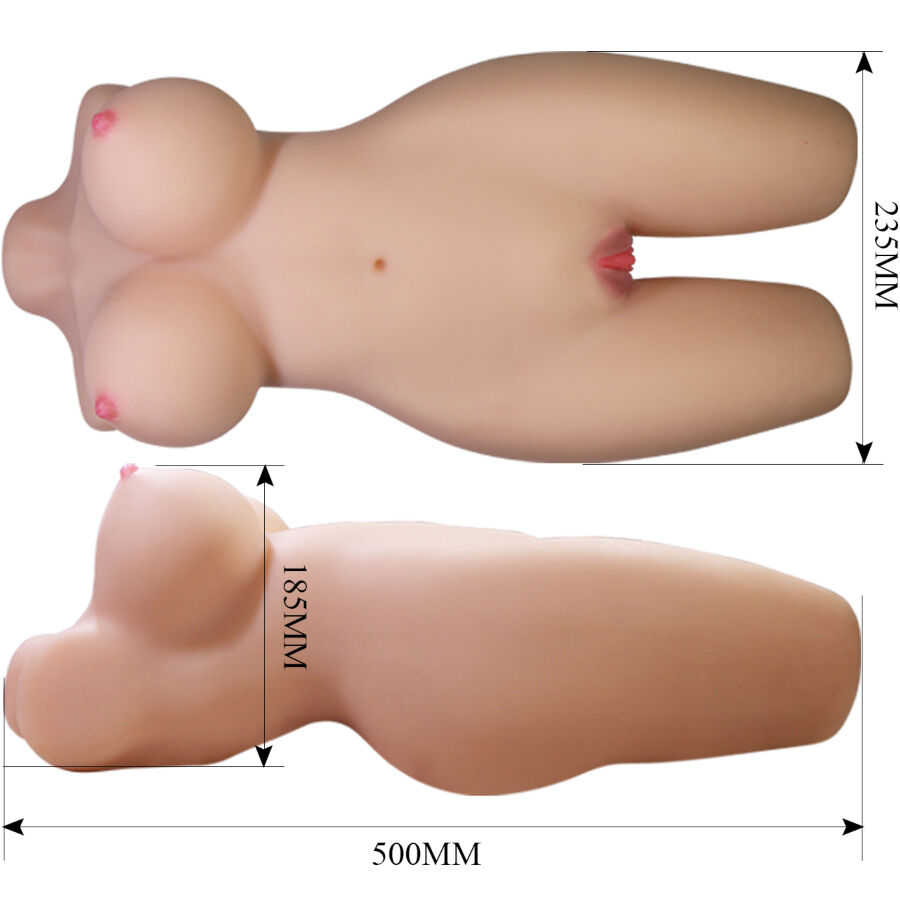 CRAZY BULL - MIA REALISTIC FEMALE TORSO VAGINA AND ANAL 8.5 KG - My naughty haven #