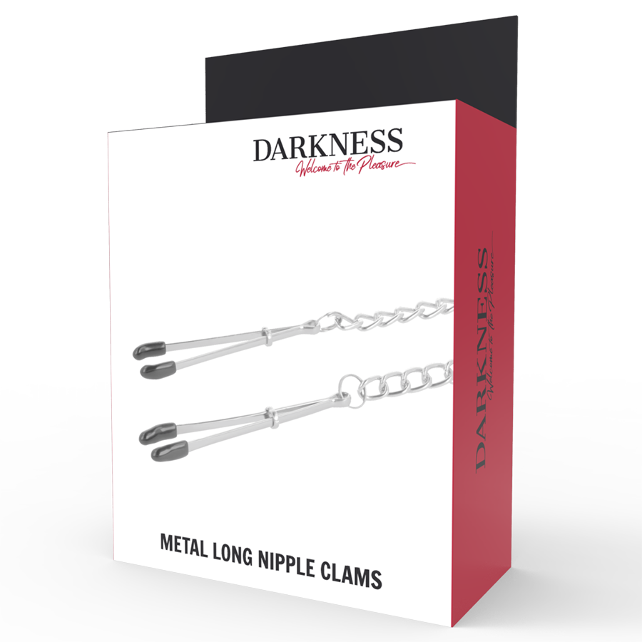 DARKNESS - ADJUSTABLE METAL NIPPLE Clamps - My naughty haven #