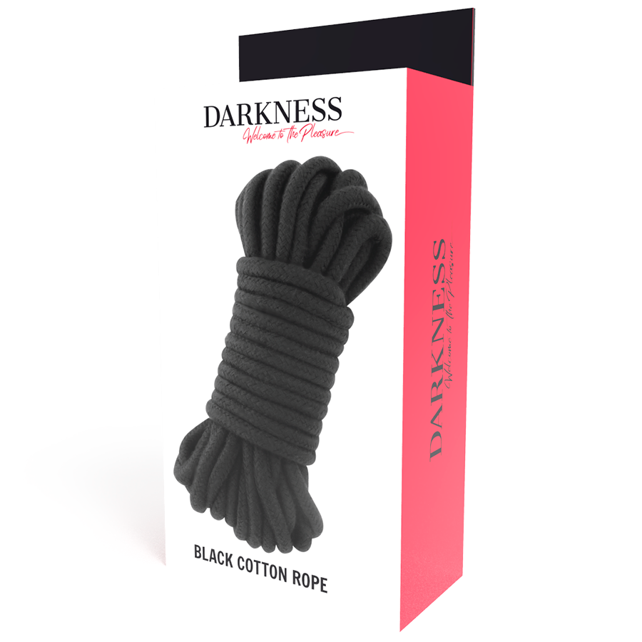 DARKNESS - JAPANESE ROPE 5 M BLACK - My naughty haven #