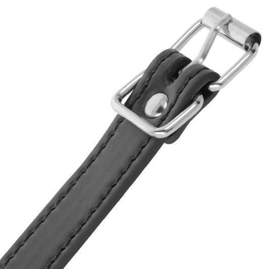 DARKNESS - Пръстен за пенис с каишка