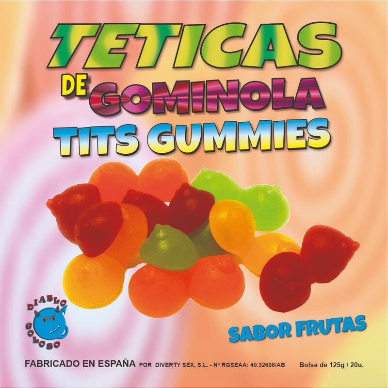 DIABLO GOLOSO - ASSORTED GLOSSY GUMMY Teats - My naughty haven #