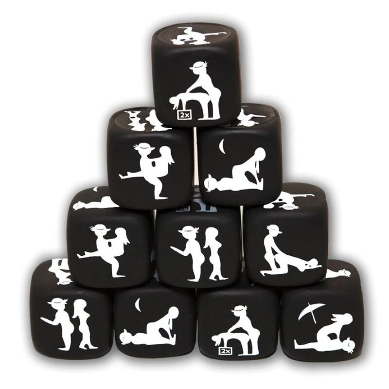 DIABLO PICANTE - DICE GAME OF POSTURE BLACK - My naughty haven #