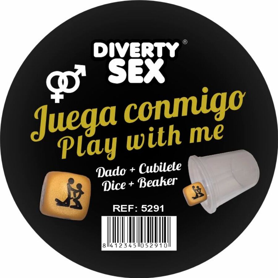 DIABLO PICANTE - GOLDEN HARD DICE WITH POSITIONS AND CUBE - My naughty haven #