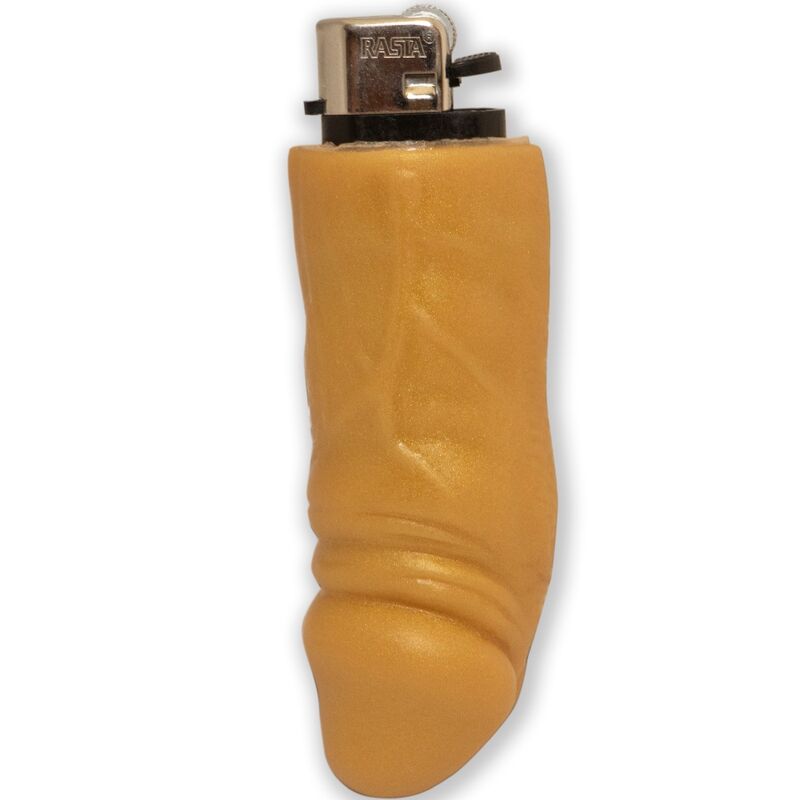 DIABLO PICANTE - GOLDEN PENIS-SHAPED RECHARGEABLE LIGHTER - My naughty haven #