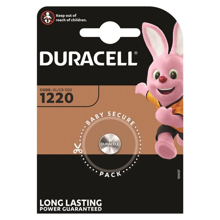 DURACELL - BATTERY BOTON LITIO CR1220 3V 1UNIT - My naughty haven #