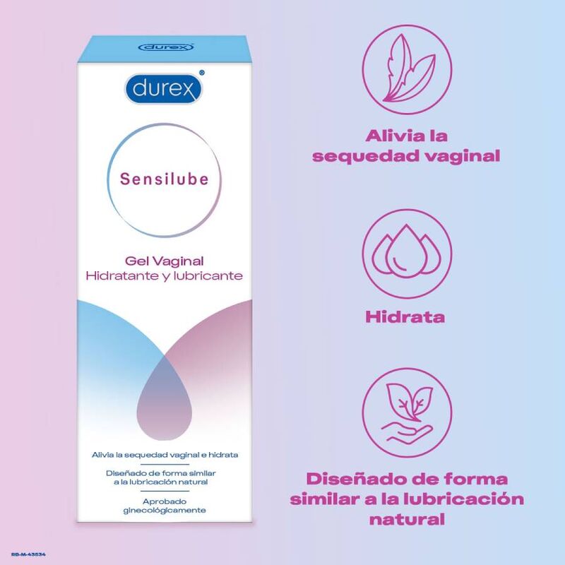 DUREX - SENSILUBE GEL MOISTURIZING LUBE 40 ML - My naughty haven #
